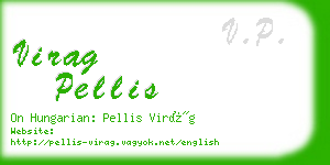 virag pellis business card